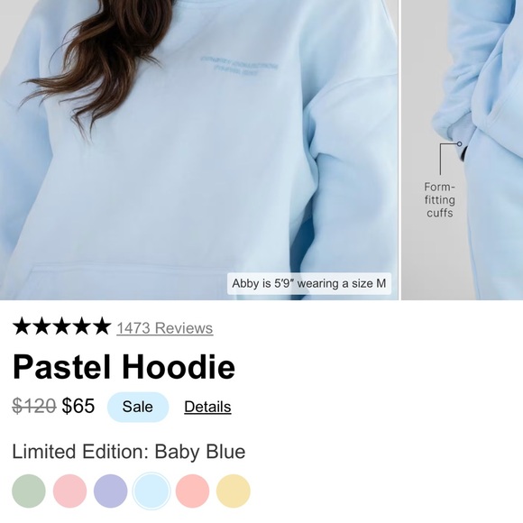 Comfort Hoodie and Shorts - Picture 2 of 7